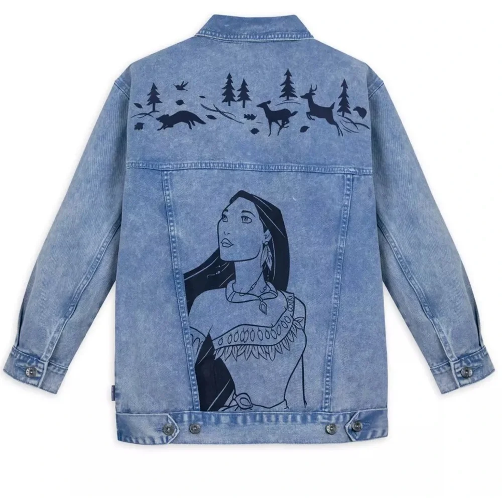 Disney Women’s Pocahontas Denim Jacket by Spirit Jersey